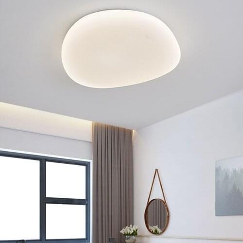 Simple Modern LED Ceiling Light Bedroom Light Cobblestone Ceiling Lamp Plafonnier Led Home Lighting Livingroom Lights