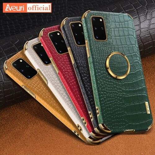 Luxury Leather Phone Case For Samsung Galaxy A51 A71 A41 A12 A21S Crocodile Cover Case For Samsung S20 FE S21 Plus Note 20 Ultra