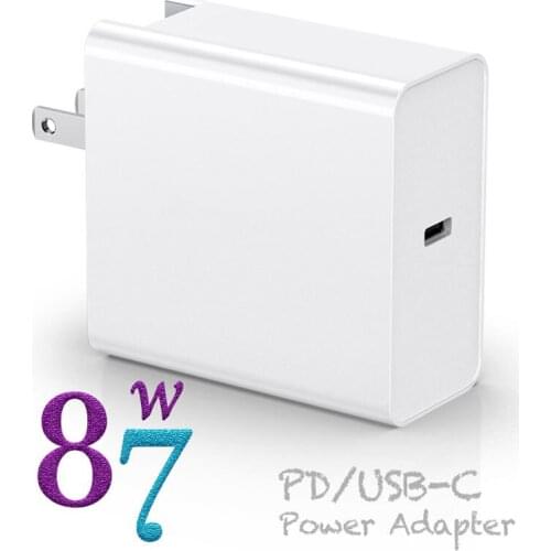 87W USB C PD Charger Type C Fast Wall Charger Power Delivery Foldable Adapter For MacBook Pro iPhone Samsung Nexus ASUS Acer