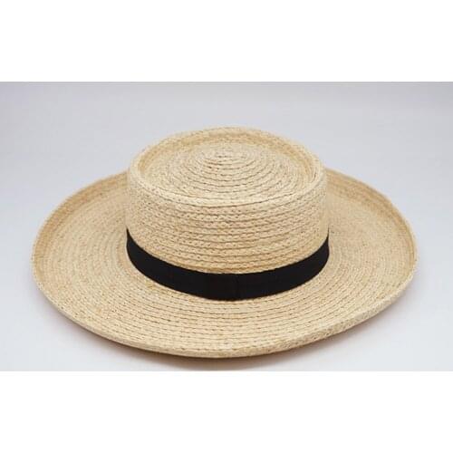 Elegant Roll Up Brim Summer Straw Hat Outdoor Wide Brim Sun Hat for Women Black Band Fedora Beach Boater Hat Ladies Derby Hat
