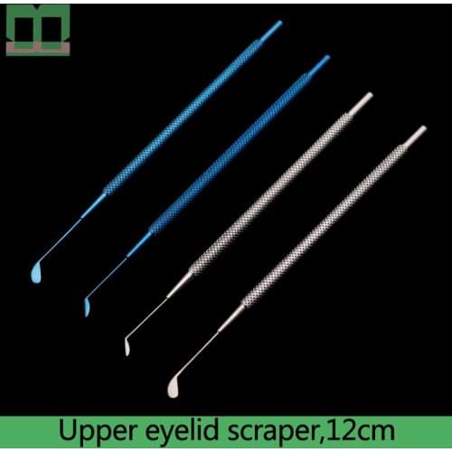 Upper eyelid scraper titanium alloy stainless steel 12cm double-eyelid tool surgical operating instrument eye instrument tool