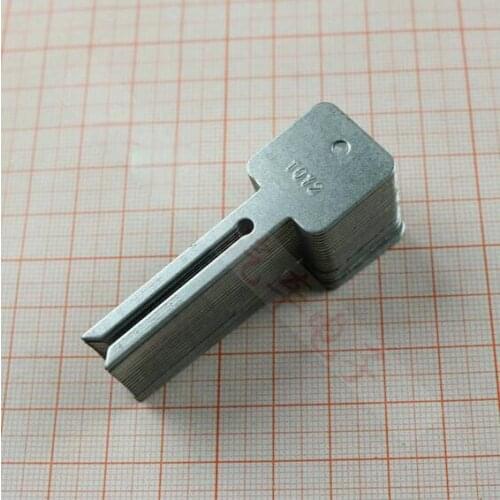 TOY2 Engraved Line Scale Shearing Teeth Blank Car Key Lock For Toyota Locksmith Tool ( LISHI 2 in1)