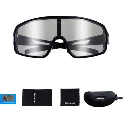 Ultralight TR90 Sports Bicycle Glasses Color Changing Glasses Outdoor Sunglass TAC Bike Eyewear For Men Women Full Frame View