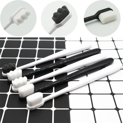 Ultra-fine Soft Hair Eco Friendly Toothbrush Portable Travel Tooth Brush With Box Soft Fiber Nano Toothbrush Oral Hygiene Care