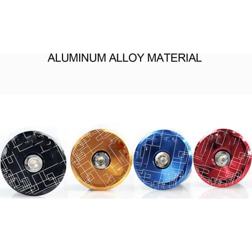 2Pcs Aluminum Alloy Bicycle Handlebar End Plugs Caps for Road Mountain Bike MTB