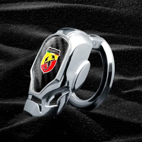 Car Interior Engine Ignition Start Stop Button Protect Cover for Abarth 124 500 Grande Punto Spider 500C 595C 695C Evo 595 685
