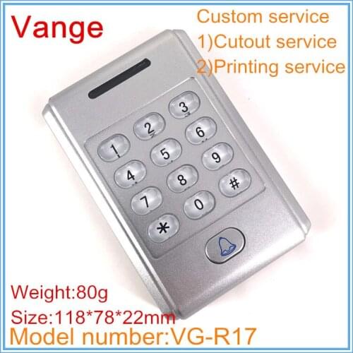 1pcs/lot door access control project box 118*78*22mm ABS plastic instrument enclosure housing for PCB