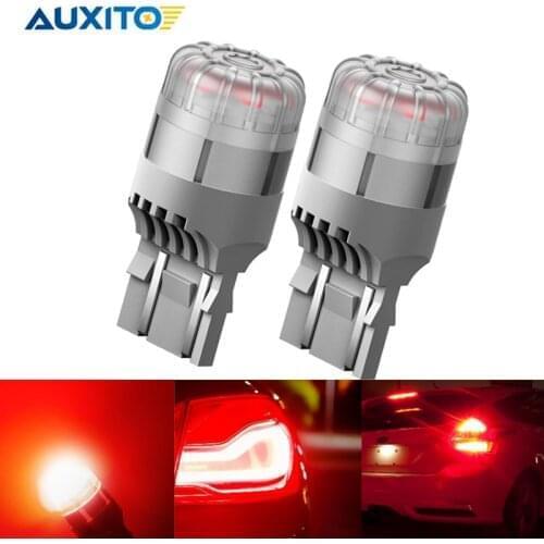 Car Tail Lights 7443 LED Canbus Error Free Brilliant Red W21/5W T20 LED Replacement Bulbs For Car Brake/Tail Light Parking Lamp
