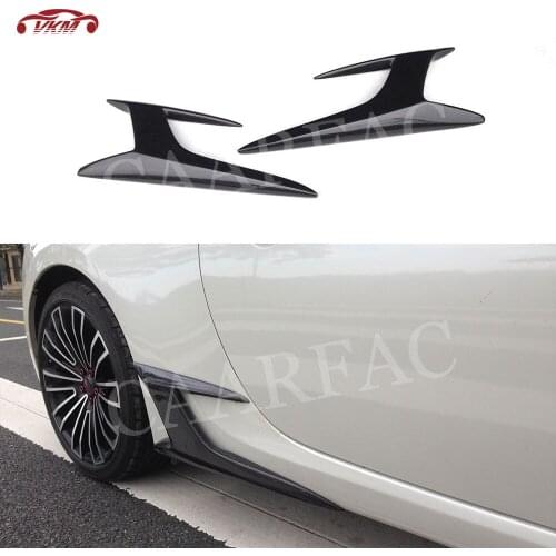 Carbon fiber Material Side Skirts Splitters Canards For Toyota GT86 For Subaru BRZ 2014-2016 Auto Car Decoration