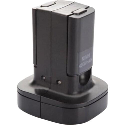 Dual Charger Dock Station With 2Pcs 4800Mah Rechargeable Battery Led Charging Light For Xbox 360 Controller Us Plug