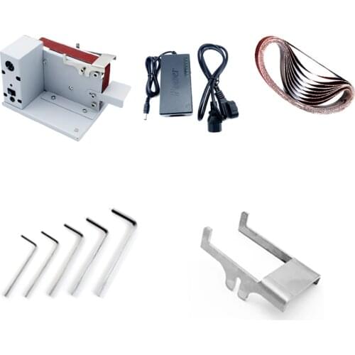 Electric Belt Sander Multifunctional Grinder Sharpener High Speed DIY Polishing Grinding Sanding Machine 30x533MM 9000RPM