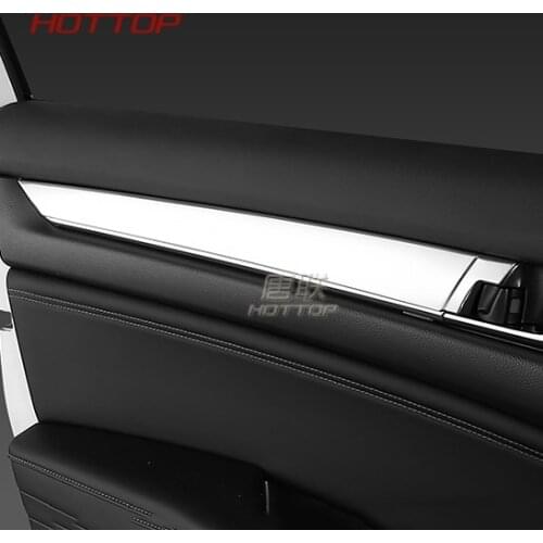 ABS Chrome Interior Door Handle Handrail Panel Cover Trim Strip Decoration For Honda Accord 10th 2018 2019 car styling