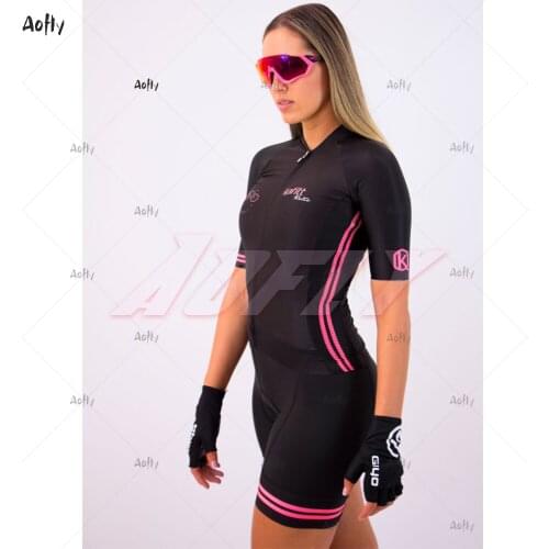 Kafitt Couples Smile Professional Triathlon Short Cycling Jersey Skinsuit Sets Macaquinho Ciclismo Feminino Go Pro Gel Jumpsuit