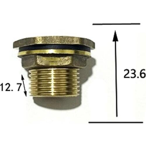 1/2" BSPP Brass Pipe Swivel Fitting Nut Water Tank Connector