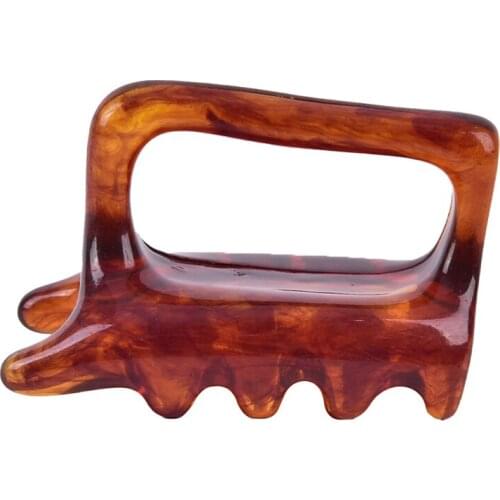 Resin Body Massage Spine Cervical Vertebra Physical Relax SPA Scraping Massager Promote Blood Circulation Pain Relief Back