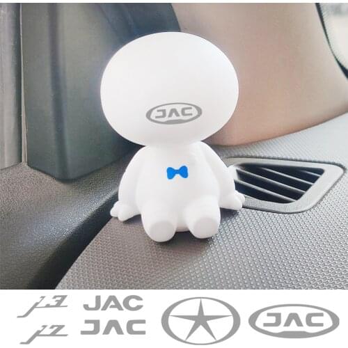 Cartoon Shaking Head Figure Car Ornaments Decorations Big Hero Doll Toys For JAC Refine Rein J1 J2 J3 J3 Turin J4 J5 J6 J7 S2 S3