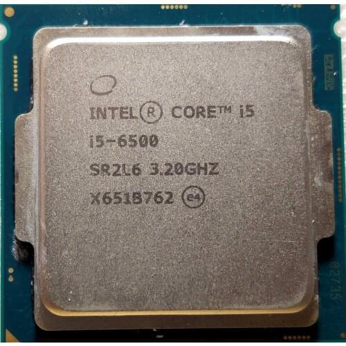 Intel Core i5 6500 I5 6500 3.2Ghz Quad-Core SR2BX Skylake Soket 1151 DDR4 CPU Processor can work