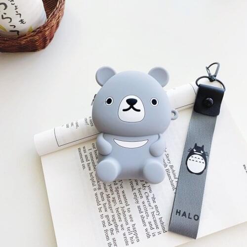 Drop Shipping Fashion Coin Purse Soft Silicone Girls Coin Wallet Women Mini Bag Storage Bluetooth Earphone Box Cute Money Pouch