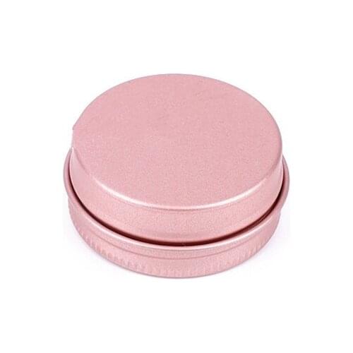 30/50/100pcs 15g Rose Gold Aluminium Empty Cosmetic Pot Jar Tin Container Screw Lid Box for Cosmetic Cream Makeup Tools