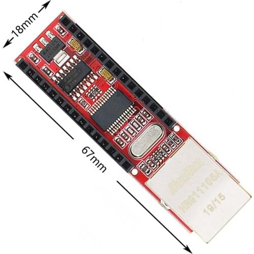 1pcs ENC28J60 Ethernet Shield V1.0 compatible Nano 3.0 RJ45 Webserver Module For Arduino