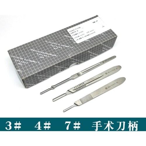 Scalpel handle 3 / 4 / 7 surgical scalpel handle High quality stainless steel