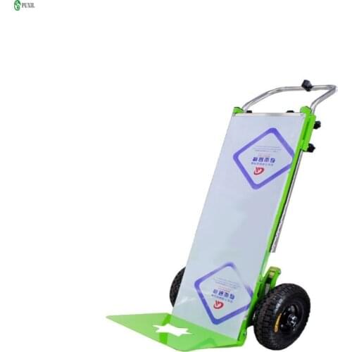 Stair climbing artifact, electric push-pull goods, up the stairs, building materials, flat trolleys, moving home appliances, art