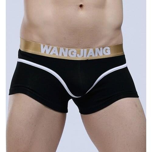 High Quality Men Underwear Boxer Sexy Cotton Boxers Mens Boxer Shorts Underwear Man Underpant Slim Fit Male Solid Color