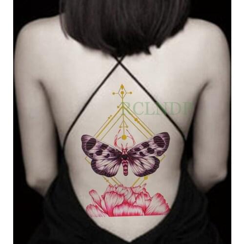 Waterproof Temporary Tattoo Sticker mysterious mystic oth butterfly totem tatto flash tatoo fake tattoos for women girl