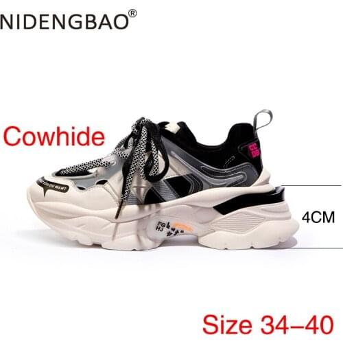 Women Running Shoes Platform Chunky Dad Sneakers Female Height Increasing Shoes Luxury Designers Vulcanized Shoes Woman Sport