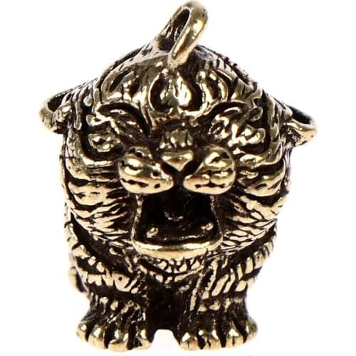 1PCS Fashion Keychain Brass Cartoon Little Tiger Keychain Pendant Zodiac Tiger Small Pendant