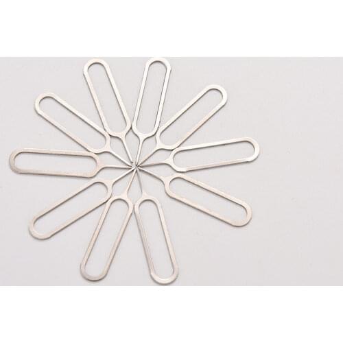 10pcs Sim Card Tray Pin Eject Removal Tool Needle Opener EjectorCard Pin Opener Removal Tools For Huawei For IPhone IPad