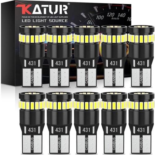 10x T10 Led W5W Car Interior LED Bulb Canbus For Kia Sportage Ceed Rio 3 4 K2 K5 KX5 Sorento Soul Cerato Picanto Optima K3 Forte