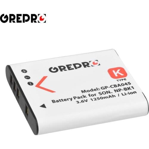 1250mAh NP-BK1 NP-FK1 NPBK1 NPFK1 Battery for Sony NP BK1 NP FK1, DSC-W190 S750 DSC-S780 DSC-S950 DSC-S980