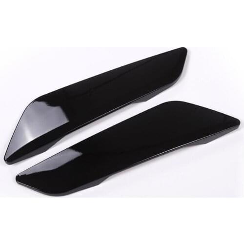 2Pcs/set Black Car Exterior Fender Side Wing Air Intake Vent Cover Trim Styling Sticker For BMW Series 5 2018 ABS New