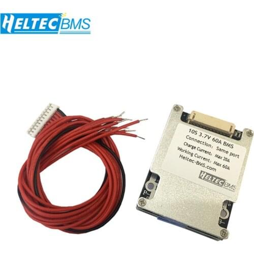 36V BMS 10S 30A 40A 60A Balance Li-ion battery protection board for 600W 1200W ebike/electronic tools
