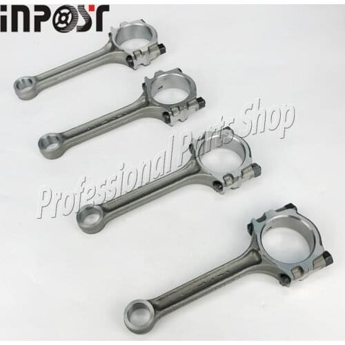 4PCS Connecting Rod for Nissan K15 K21 12100-FU400 Gasoline LPG Forklift truck