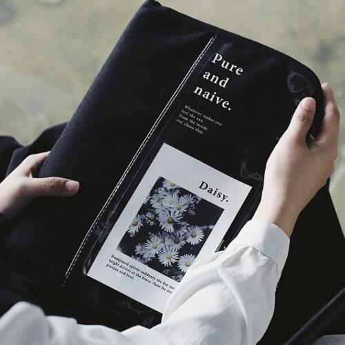 9.7 10.5 11 Inch Tablet Case Laptop Storage Bag Handbag Multifunctional Storage Bag Canvas Diary Pouch Ipad Case Clutch Purse