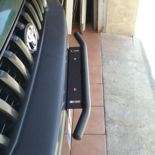 CHIZIYO Car Front Bumper License Plate Mount Bracket Holder Light Bar Bracket For Off-Road Vehicle Truck Wrangler Fog Spot Light