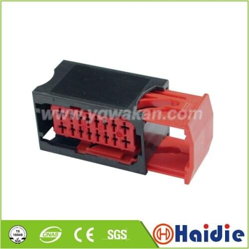 Free shipping 2sets auto 16pin plastic plug wire electric cable waterproof connector 185760-1