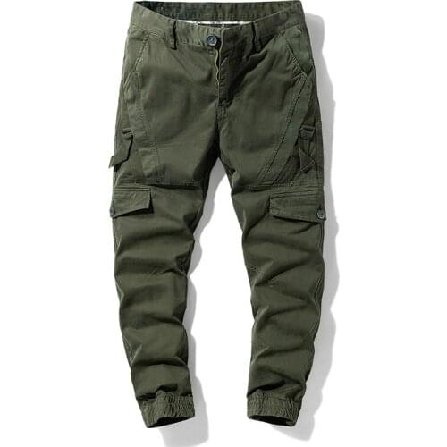 Spring Autumn Winter New Cargo Pants Men Jogger Overalls Outdoor Tactical Military Pant Casual Sweatpant Men Cotton Trousers