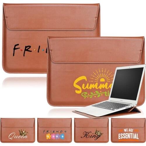 PU Leather Laptop Sleeve Bag Case 11 12 13 14 15 Inch XiaoMi Huawei Unisex Notebook Bag for Honor Magicbook