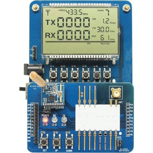 Demo board for 2.4G Wireless Transmitter and receiver RF2401 Module with LED display to test parameters