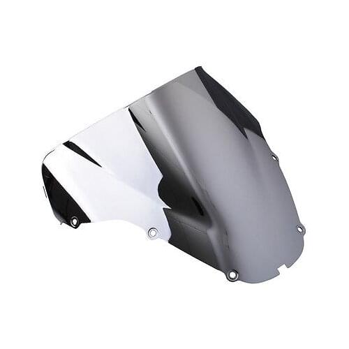 DOUBLE BUBBLE CHROME WINDSHIELD WINDSCREEN For HONDA CBR929RR CBR 900 RR 00-01