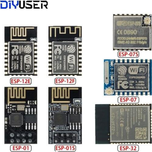ESP8266 ESP-01 ESP-01S ESP-07 ESP-12E ESP-12F remote serial Port WIFI wireless module intelligent housing system Adapter 2.4G