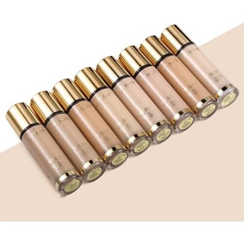 Liquid Foundation Invisible Full Coverage Make Up Concealer Whitening Moisturizer Waterproof Makeup Foundation 30ml