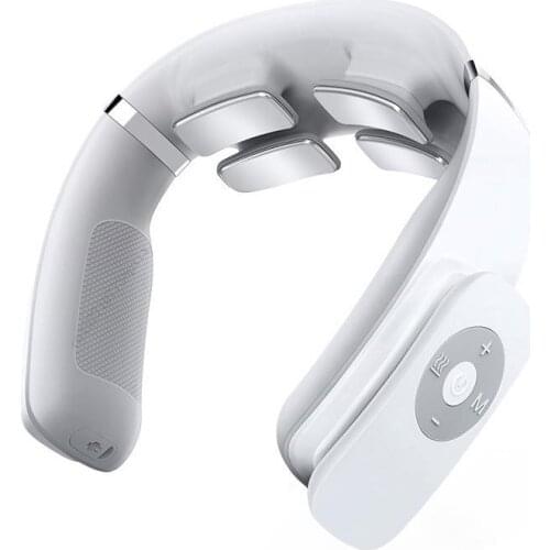 Youpin Jeeback G3 Electric Wireless Neck Massager TENS Pulse Relieve Neck Pain 4 Head Vibrator Heating Cervical Massage Care