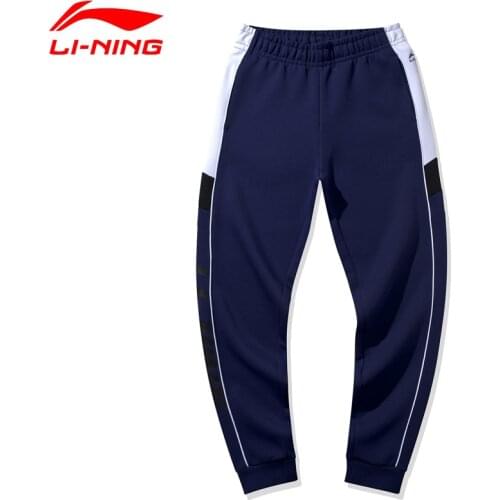 Li-Ning Men The Trend Sports Sweat Pants 63% Cotton 37% Polyester Regular Fit LiNing Comfort Sport Trousers AKLQ077