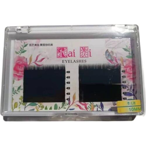 Fake Eyelashes Extention Baby Roll 10MM Handed Made Flufly Mink Clusters Lamination Individual Lashes