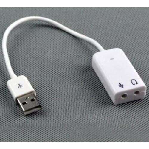 New Sienoc USB 2.0 Virtual 7.1 Channel Xear 3D External USB Sound Card Audio Adapter for Windows XP Win 7 8 Linux Vista Mac OS