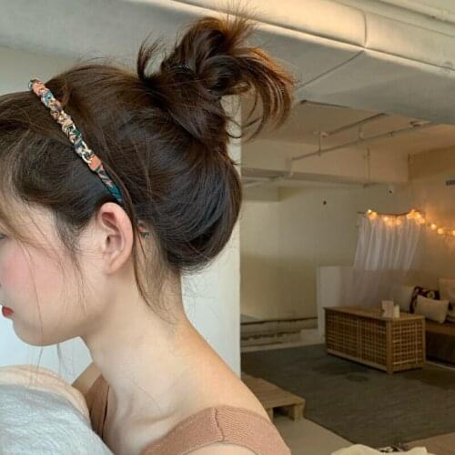 Korean Modal Rhinestone Headband for Women 2020 New Hair Pressure Headdress